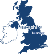 Blackburn College 在英國的所在位置