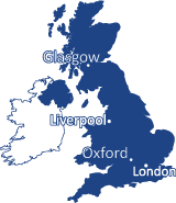 SAE Institute (UK) 在英國的所在位置