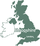 Oswestry School 在英國的所在位置