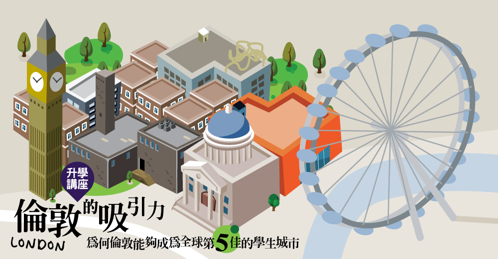 【講座】倫敦的吸引力：為何倫敦能夠成為全球第五佳的學生城市